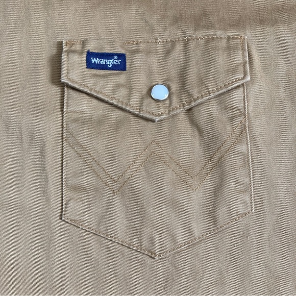 Wrangler Rawhide Pearl Snap Shirt Long Sleeve Western Rancher Cowboy Men's 2XLT - Picture 4 of 11